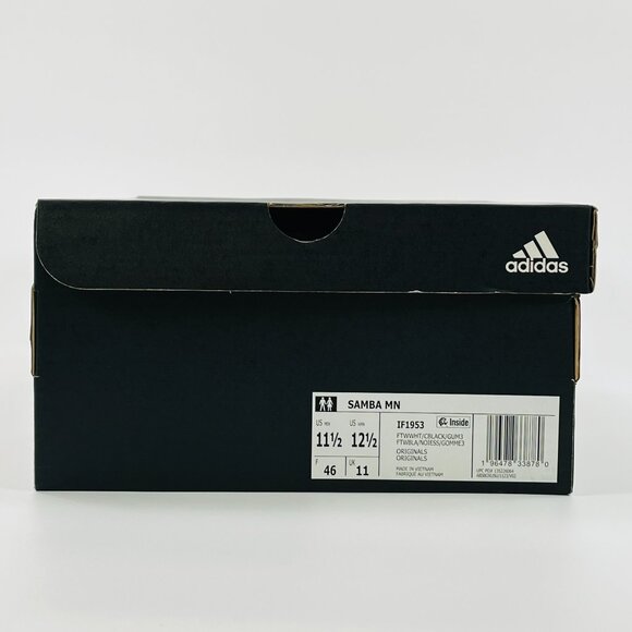 Adidas Samba Millennium 'White Black Gum' IF1953 Multi Size - Picture 11 of 16